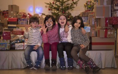 Weihnachtsgeschenke für Flüchtlingskinder